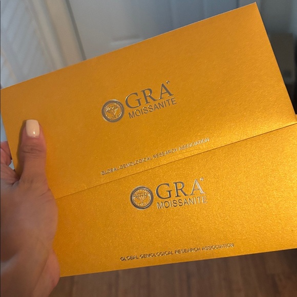 2 CT Moissanite Elegant Silver Stud Earrings - Picture 6 of 7